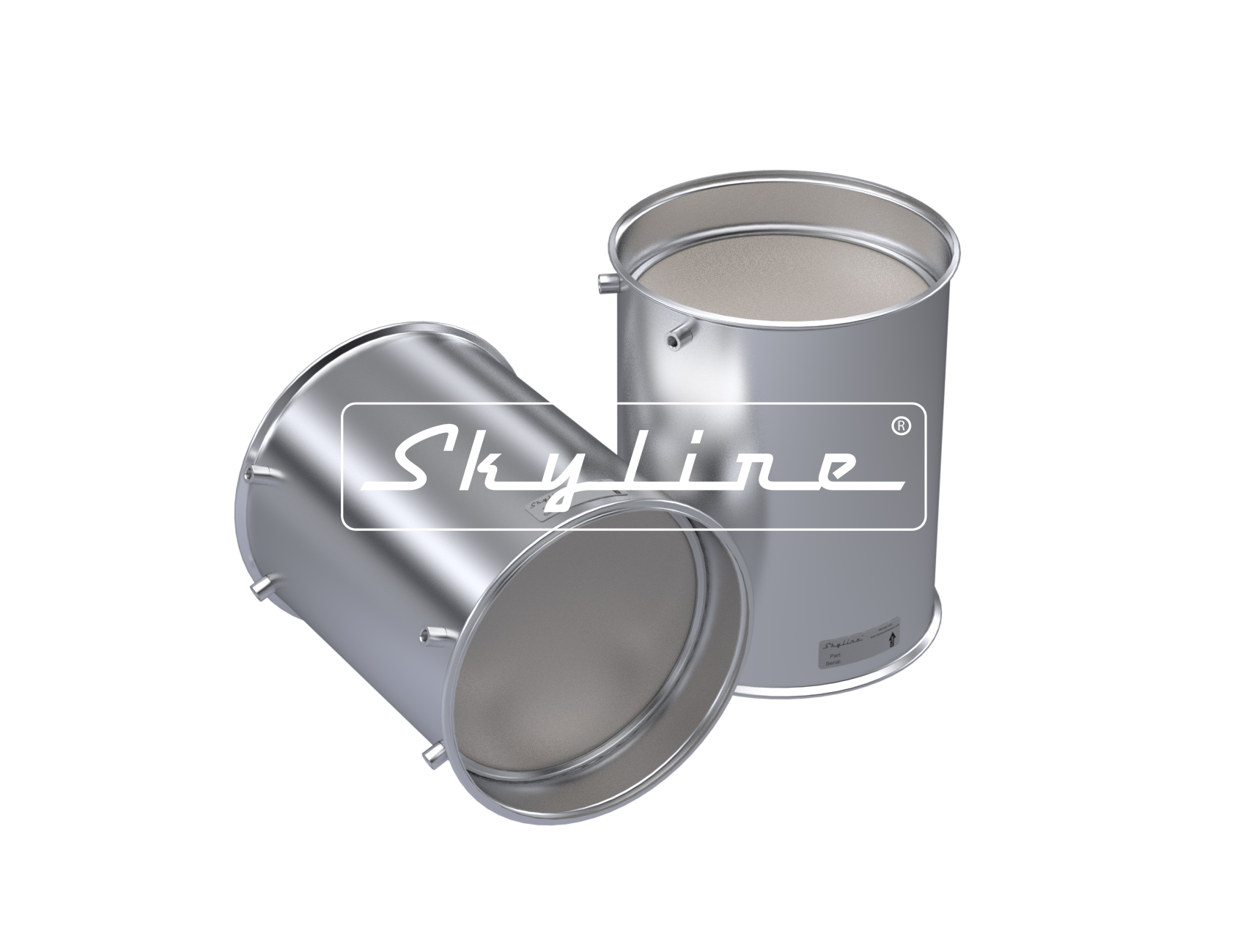 1N1204 New Skyline DPF - Navistar Maxxforce 11/13 (Clamps & Gaskets Included)