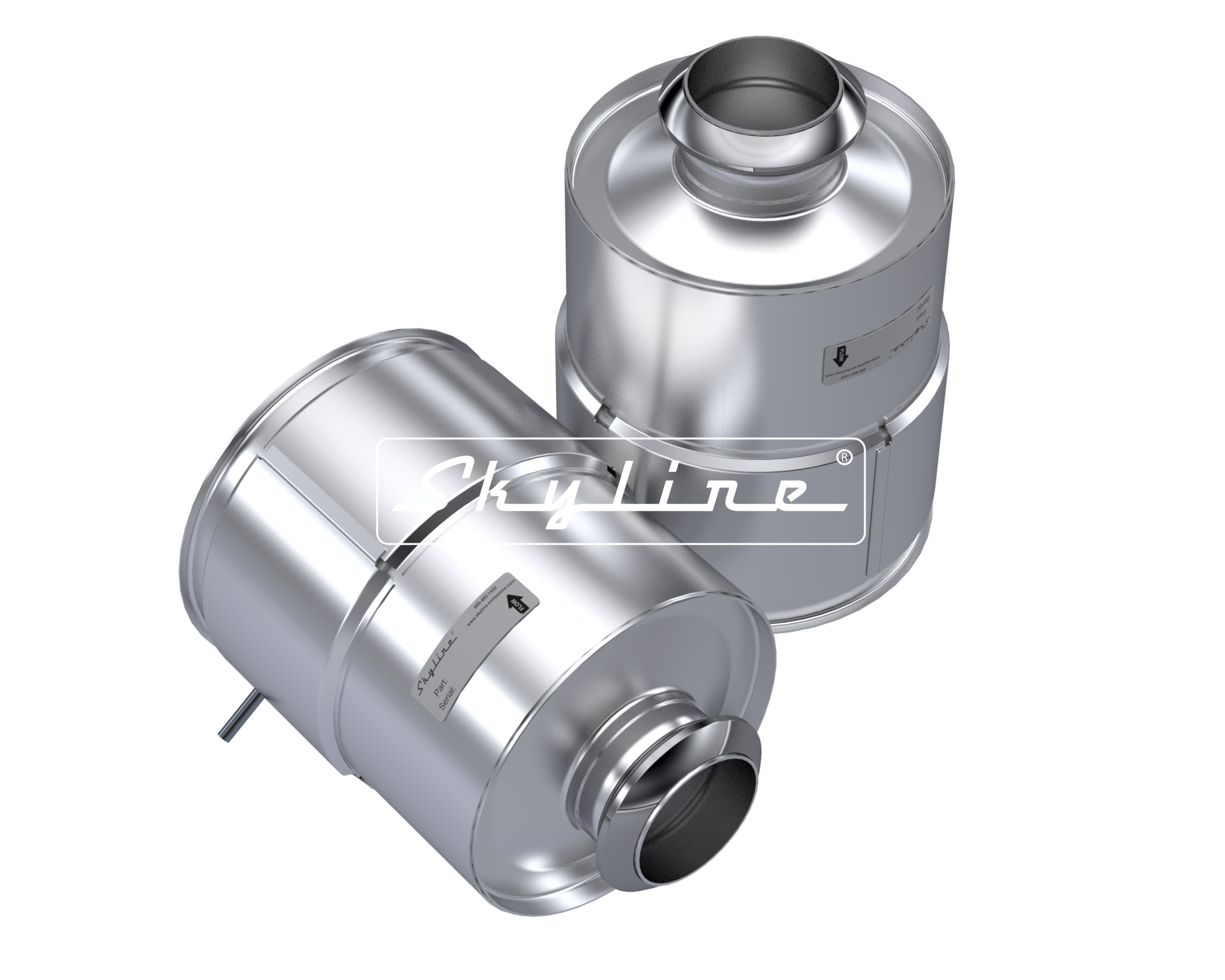 BG0406 New Skyline DOC - Cummins ISB 6.7 & Paccar PX6 (Clamps & Gaskets Included)
