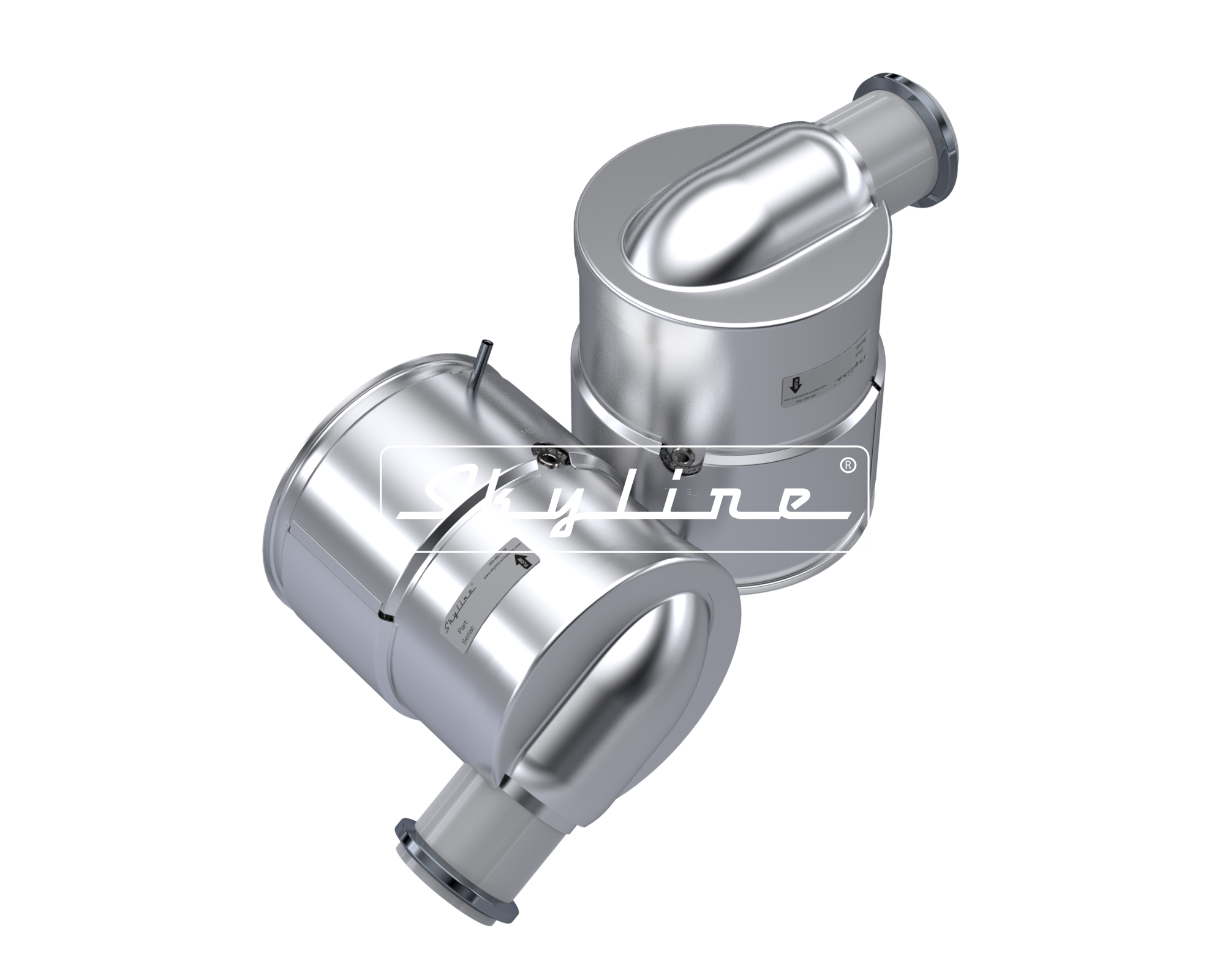 BG0407 New Skyline DOC - Cummins ISB 6.7 & Paccar PX6 (Clamps & Gaskets Included)