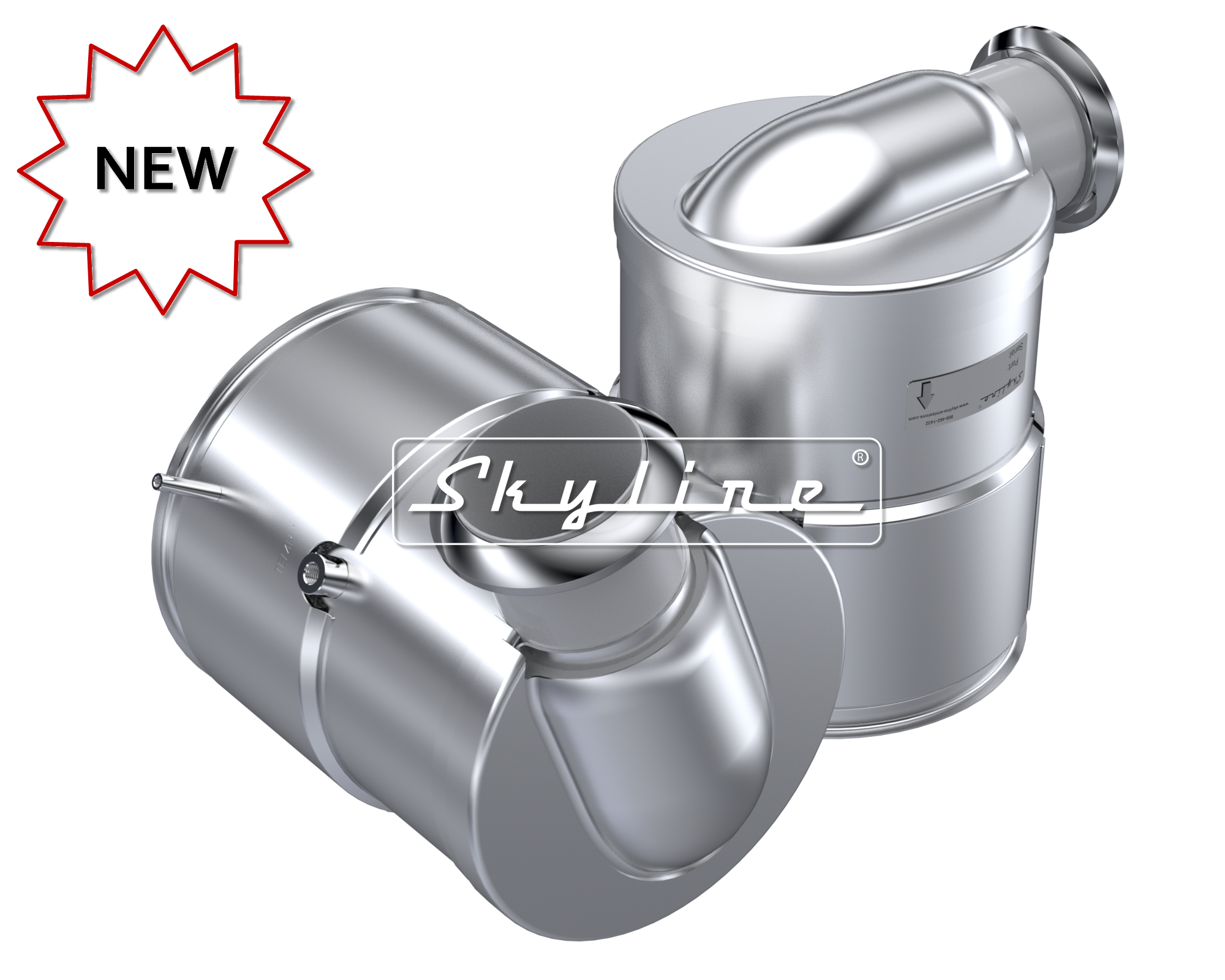 BG0433 New Skyline DOC - Cummins ISB 6.7 (Clamps & Gaskets Included)
