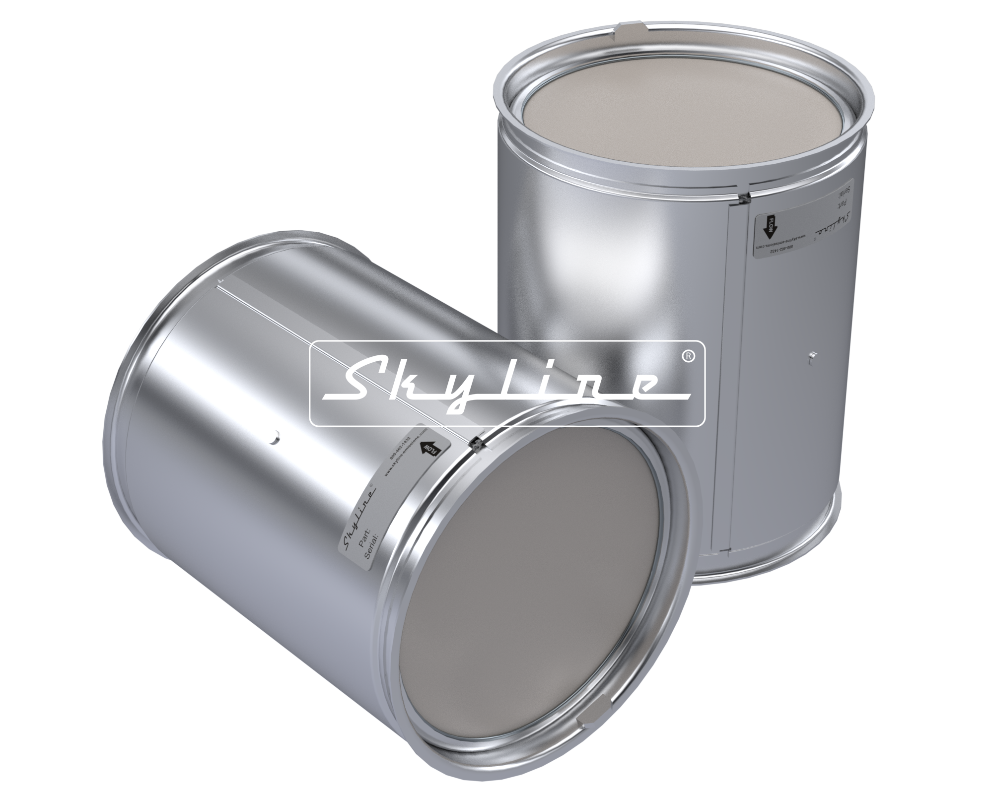 BG1101 New Skyline DPF - Cummins ISB & Paccar PX6 (Clamps & Gaskets Included)
