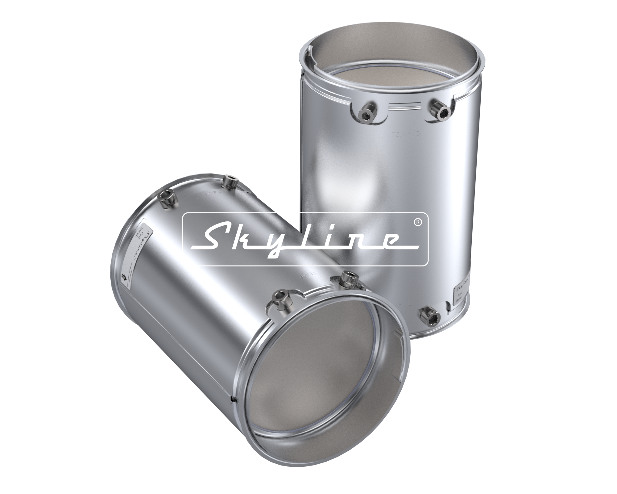 BGF006 New Skyline DPF - Cummins ISB (Clamps & Gaskets Included)