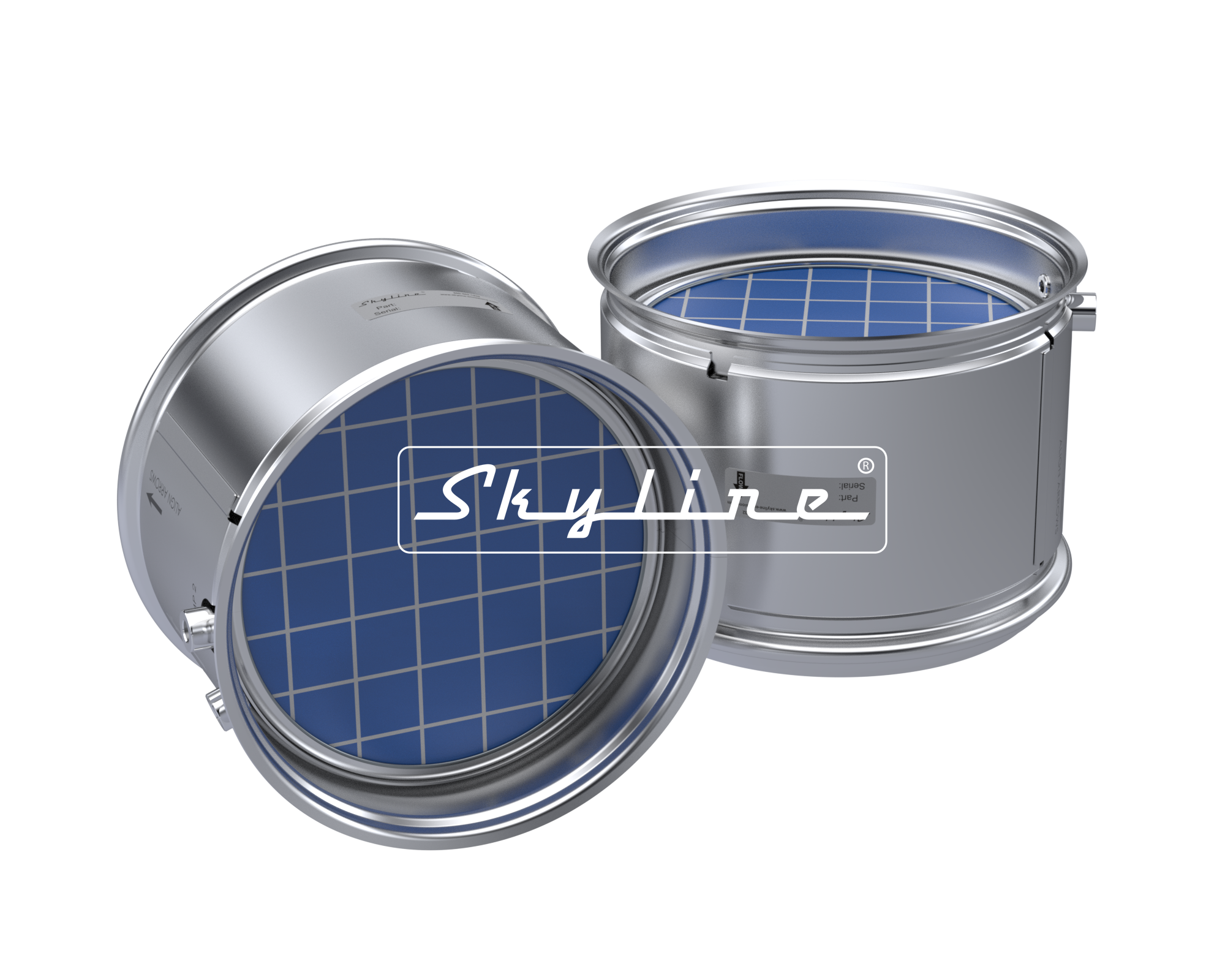BJ0710 New Skyline DPF - Cummins B6.7 & L9 (Clamps & Gaskets Included)