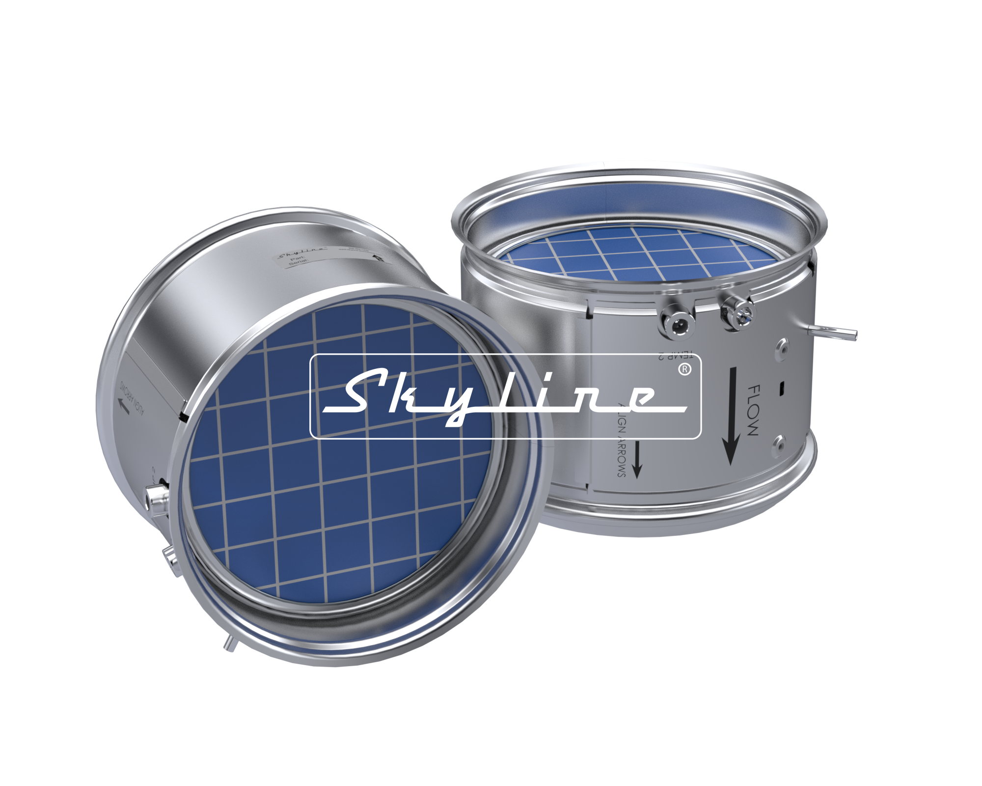 BJ0711 New Skyline DPF - Cummins B6.7 & L9 (Clamps & Gaskets Included)