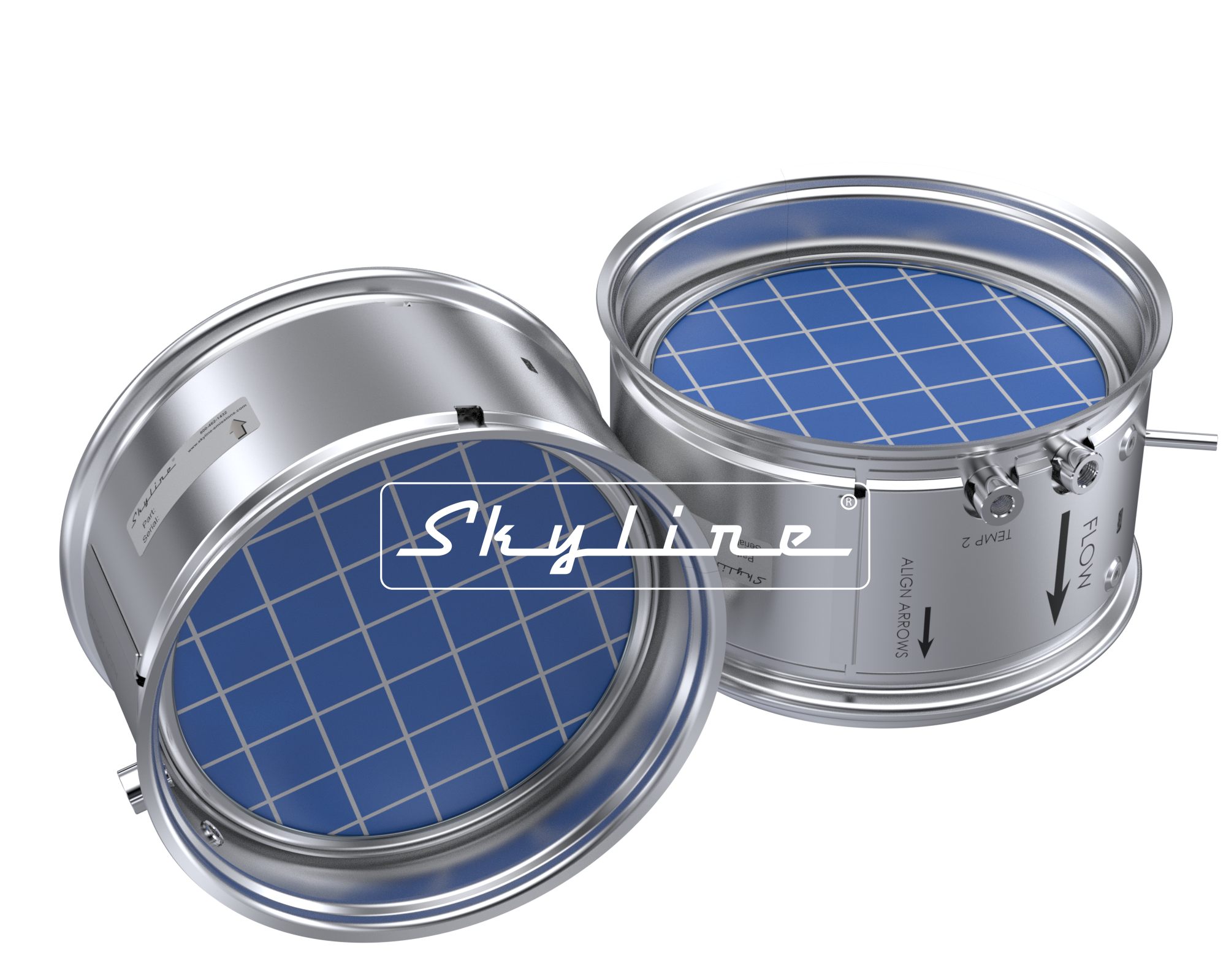 BJB513 New Skyline DPF - Cummins B6.7 (Clamps & Gaskets Included)