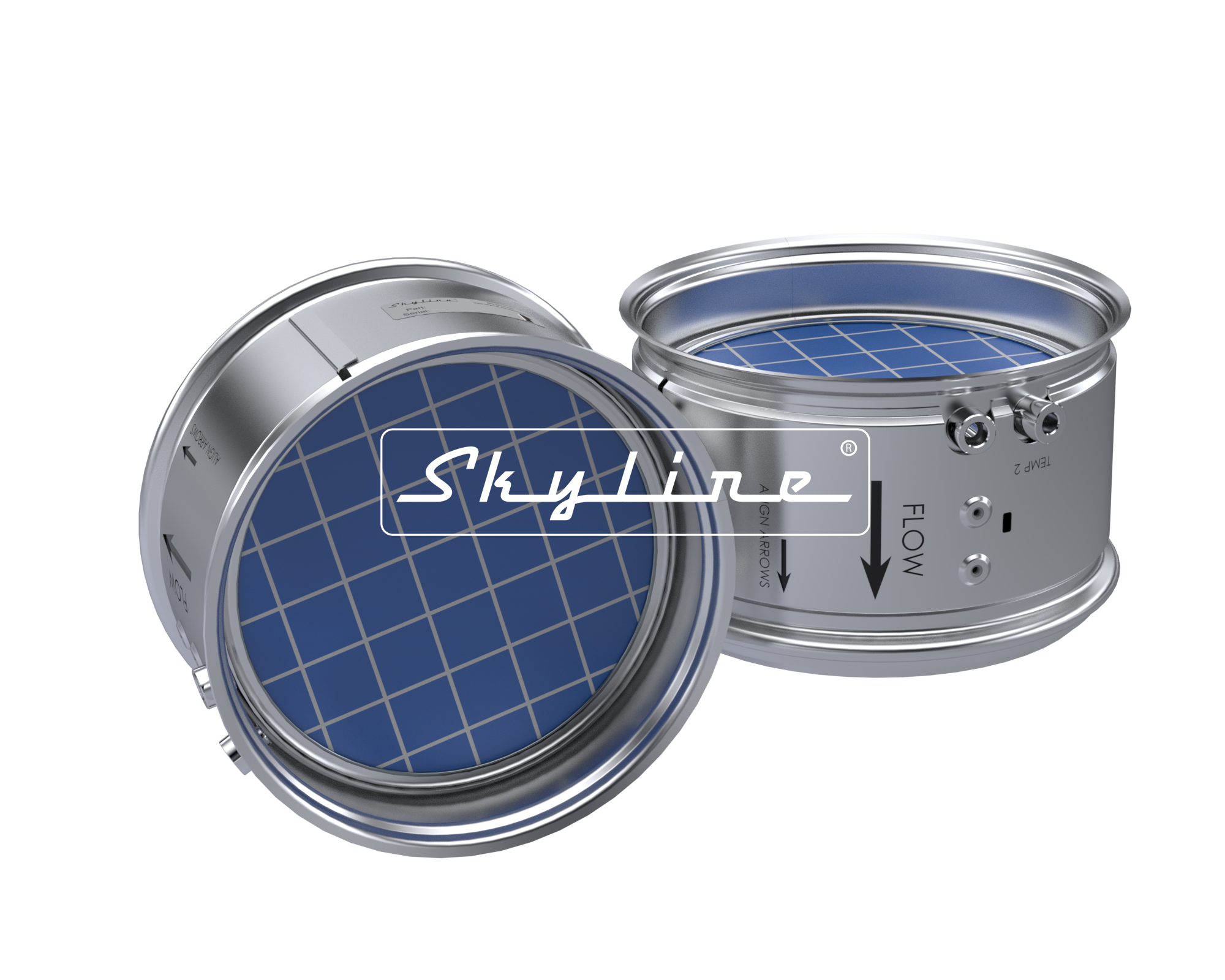 BJB514 New Skyline DPF - Cummins B6.7 (Clamps & Gaskets Included)