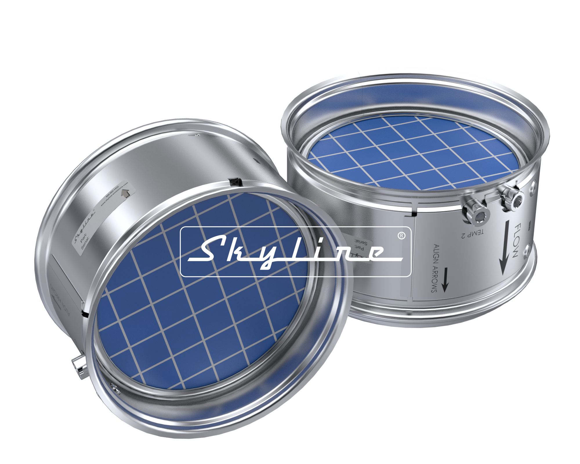BJB515 New Skyline DPF - Cummins B6.7 (Clamps & Gaskets Included)