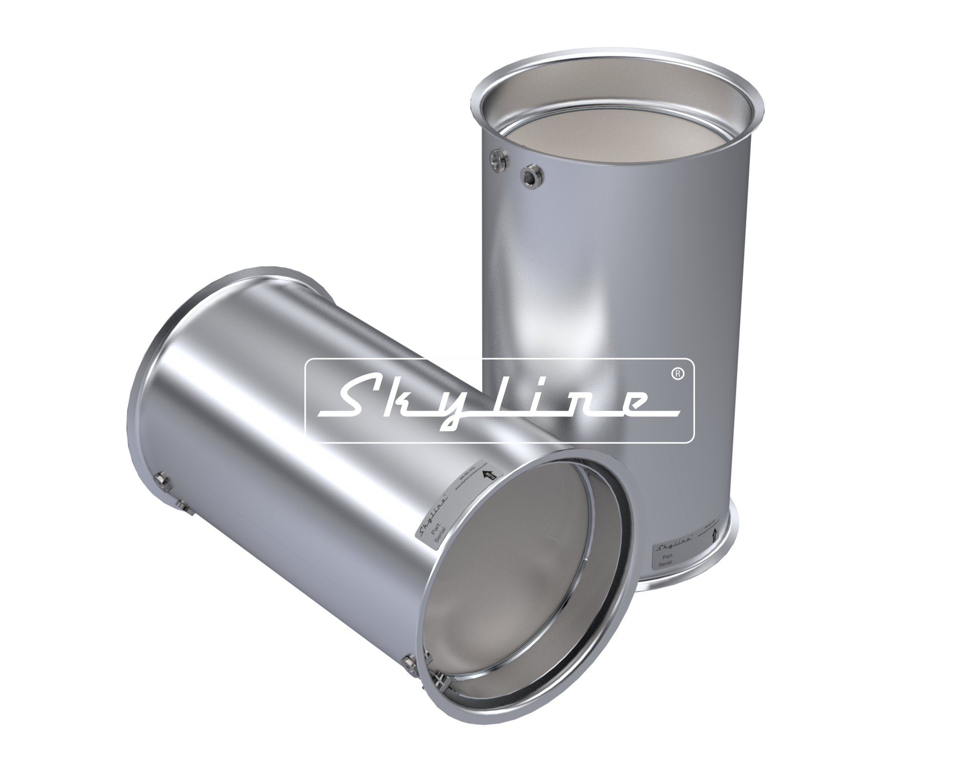 CH1408 New Skyline DPF - Caterpillar (Clamps & Gaskets Included)