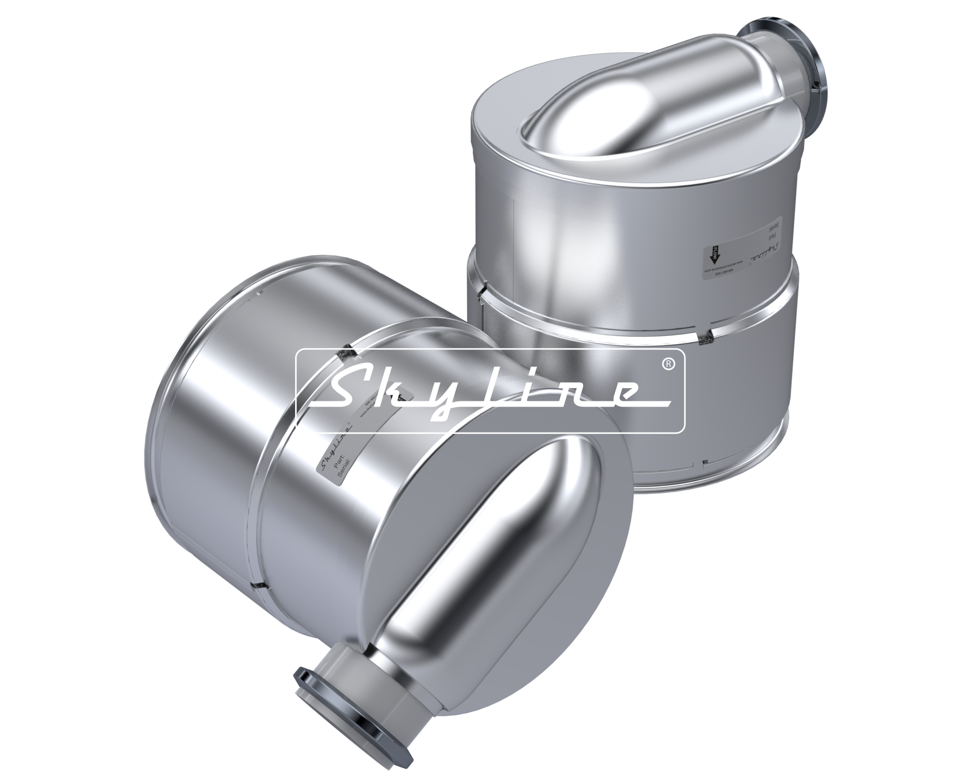CJ0407 New Skyline DOC - Cummins ISC/ISL (Clamps & Gaskets Included)