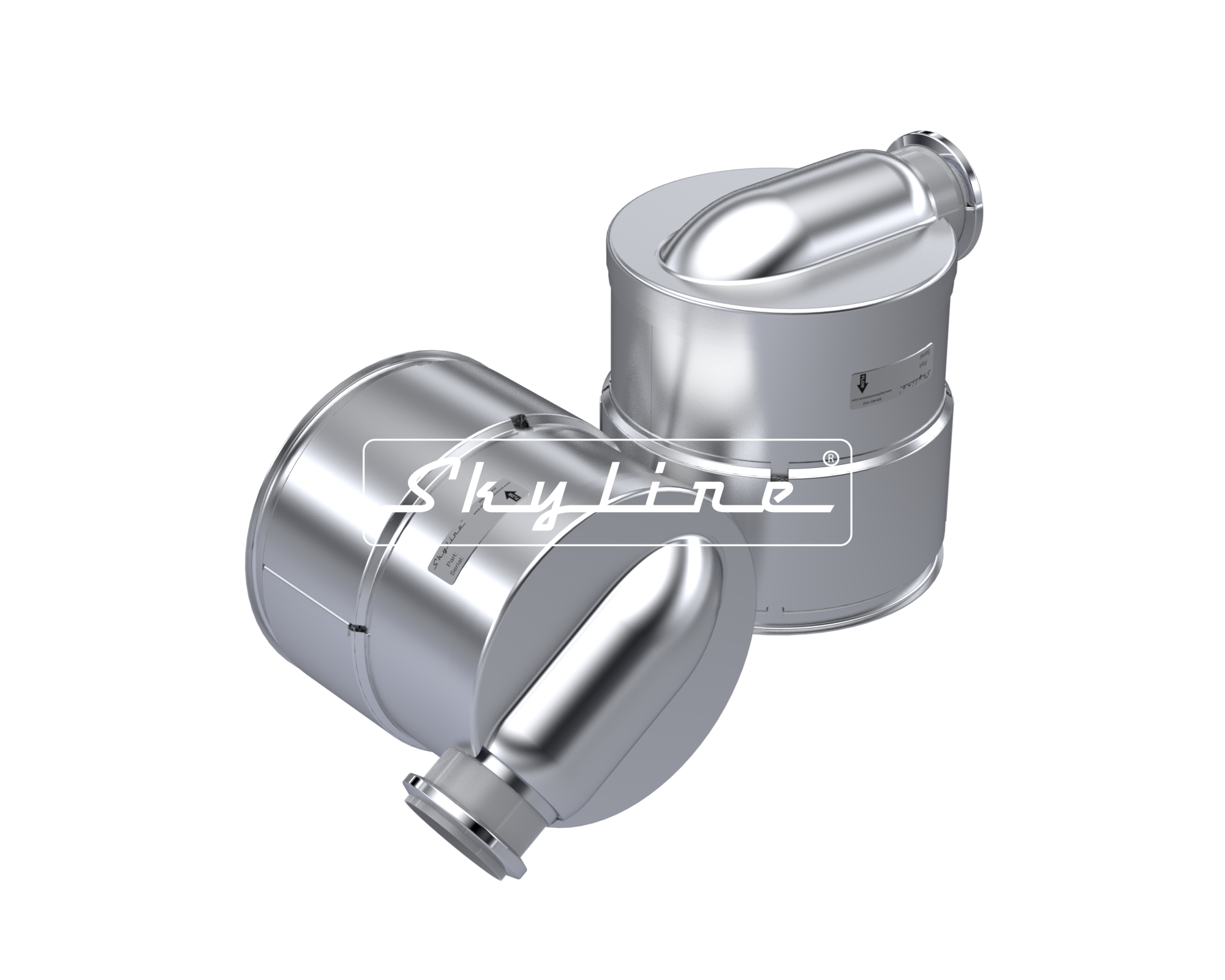 CJ0422 New Skyline DOC - Cummins ISC/ISL & Paccar PX8 (Clamps & Gaskets Included)