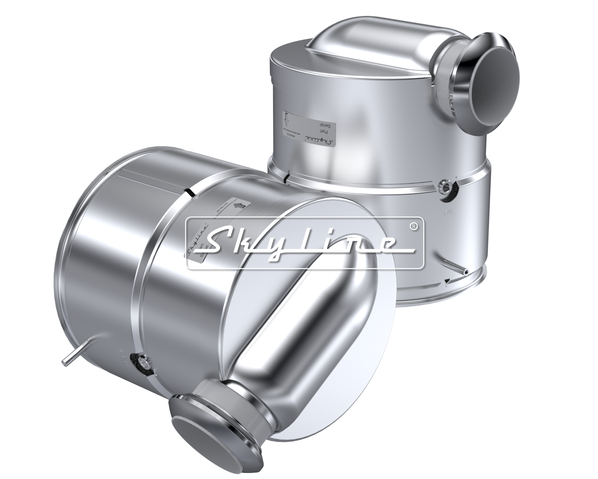 CJ0429 New Skyline DOC - Cummins ISC 8.3 / ISL 9 / Paccar PX8 (Clamps & Gaskets Included)