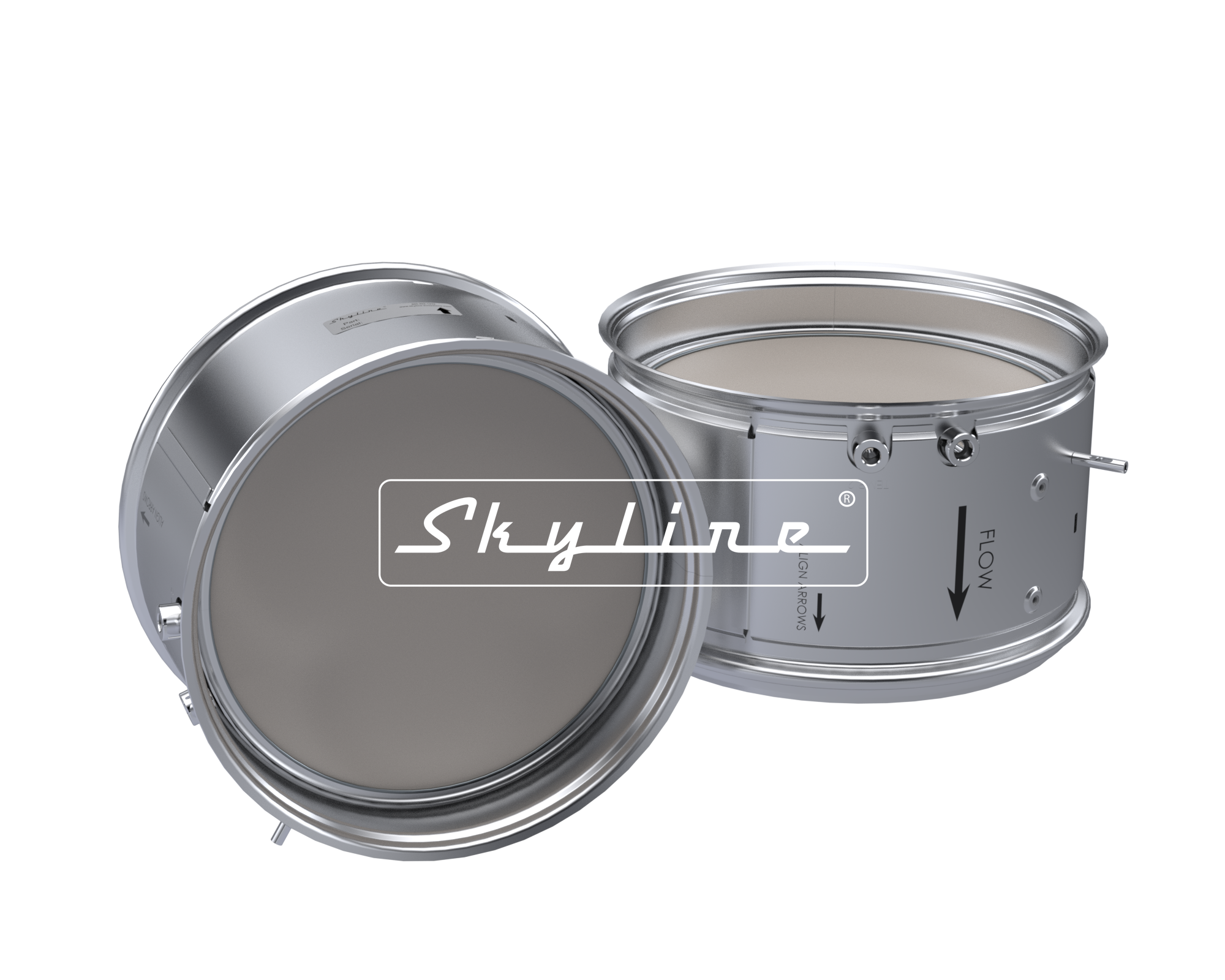 MQ0711 New Skyline DPF - Paccar MX11 / MX13 (Clamps & Gaskets Included)