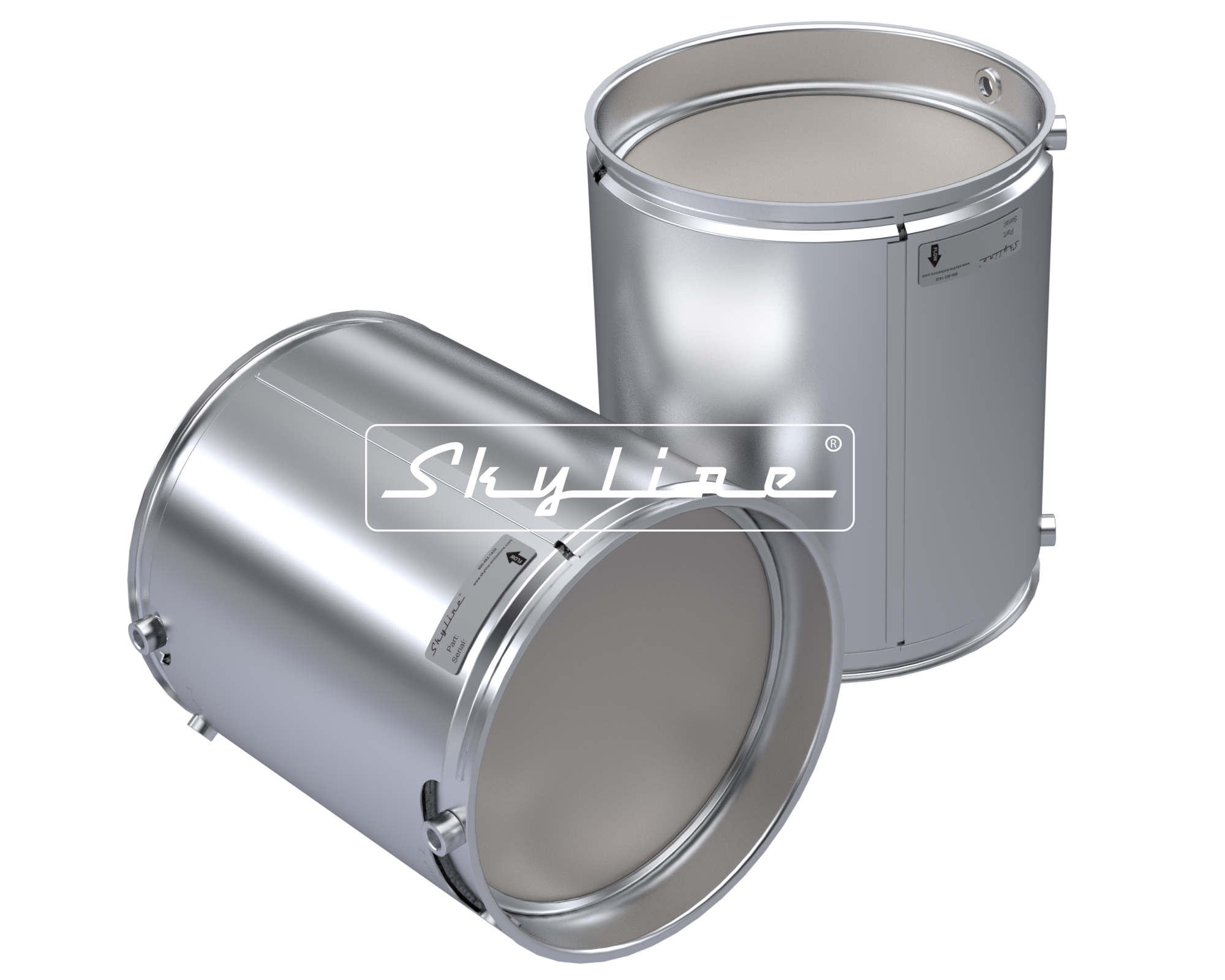 XN1103 New Skyline DPF - Cummins ISX & Paccar MX13 (Clamps & Gaskets Included)