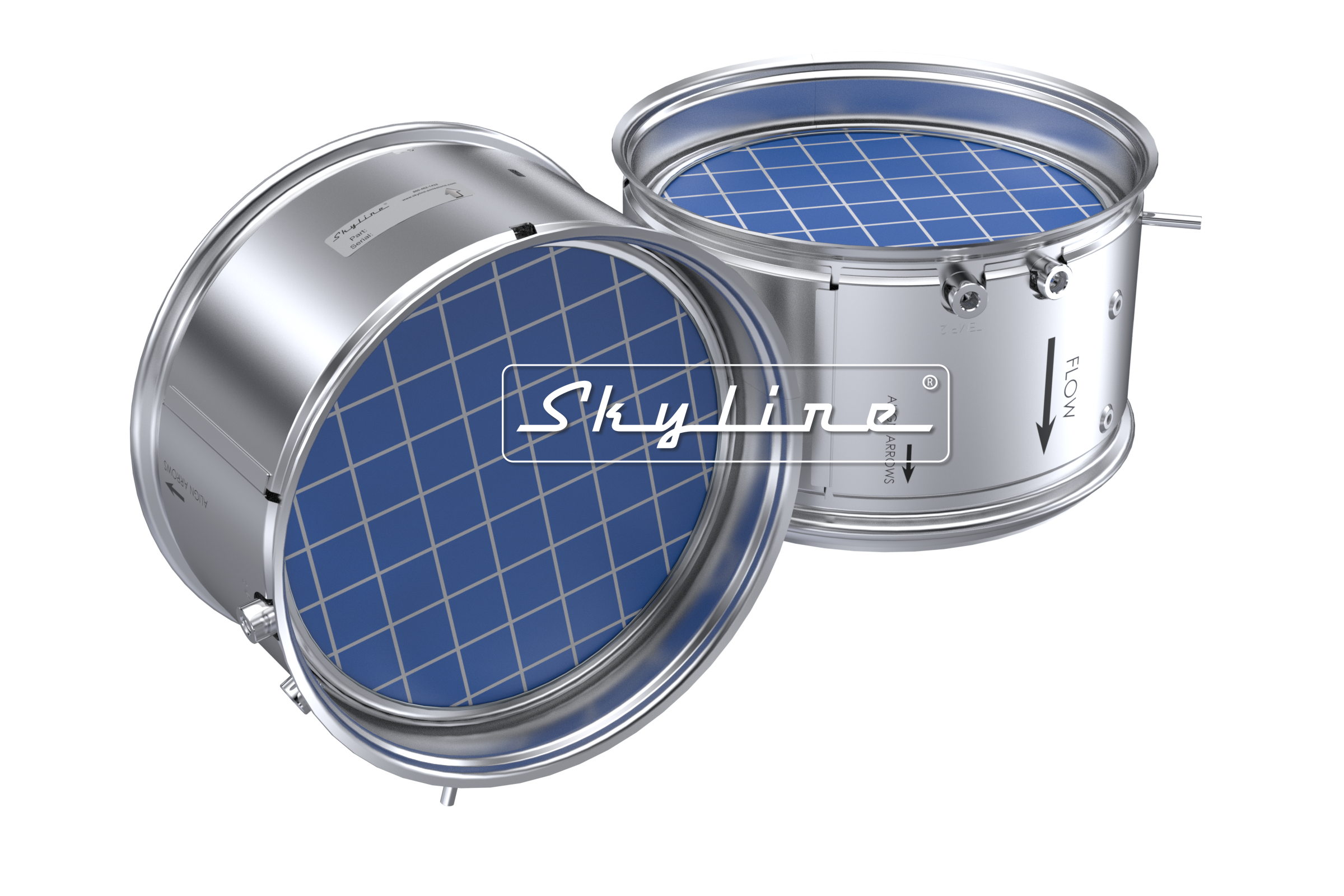XQ0712 New Skyline DPF - Cummins X15 / X12 (Clamps & Gaskets Included)